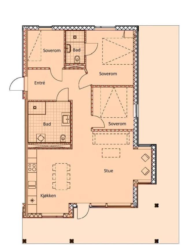 Riddertunet Apartment 101 Beitostolen 外观 照片